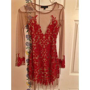 For Love and Lemons Luau Lace Mini Dress